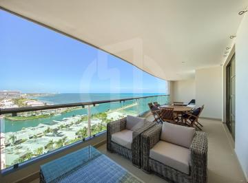 Departamento · 245m² · 2 Recámaras · 2 Estacionamientos · Remate. Departamento 3 Recámaras en Venta. Novo Puerto Cancún. Q. Roo