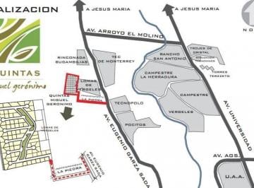 Terreno / Lote , Aguascalientes · Lotes Habitacionales Disponibles Al Norte de La Ciudad Quintas Miguel Gerónimo