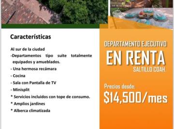 Departamento , Saltillo · Departamento P/ Ejecutivos