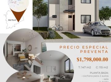 Casa de 3 habitaciones, Saltillo · Casa en Venta Al Ote de Saltillo