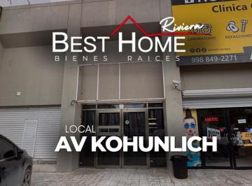 Local comercial · 80m² · 2 Estacionamientos · Local de 80 m² en Renta Planta Baja Av Kokunlish Cancún