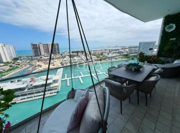 Departamento de 3 habitaciones, Benito Juárez · Departamento Amueblado en Aria Puerto Cancún