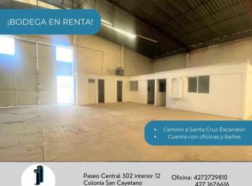 Nave industrial , San Juan del Río · Bodega en Renta de 1,500 m² en Santa Cruz Escandon San Juan del Rio
