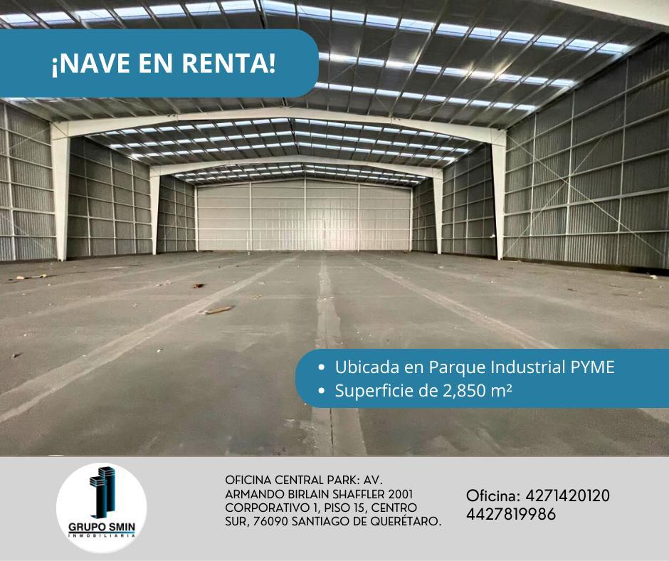 Industrial Warehouse for Rent with 3,000 m&sup2; in Parque Industrial Pyme