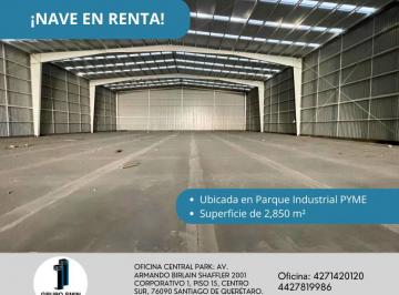 Nave industrial , Querétaro · Bodega Industrial en Renta con 3,000 m² en Parque Industrial Pyme