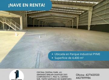 Nave industrial , Querétaro · Nave Industrial de 5,000 m² en Renta en Parque Industrial Pyme