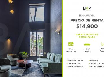 Departamento de 1 habitación, León · Departamento en Renta Bikia 103