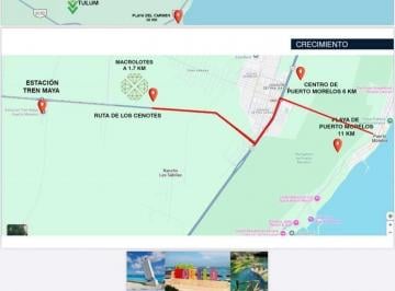 Terreno / Lote · 22973m² · Macrolote 2 Ruta de Los Cenotes Puerto Morelos