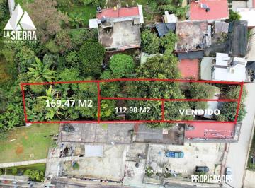 Terreno / Lote · 112m² · Lotes en Xicotepec Cerca del Centro