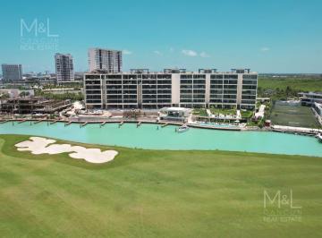 Departamento · 400m² · 4 Recámaras · 2 Estacionamientos · Departamento en Venta La Vela, Puerto Cancún, 4 Recámaras Frente a Canal