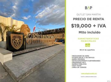 Local en centro comercial , León · Local en Renta Outlet San Martín