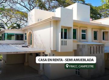 Casa de 4 habitaciones, Villahermosa · Casa en Renta en Fracc Campestre F - 1037