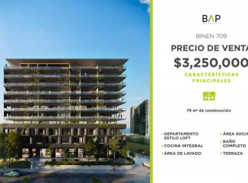 Departamento de 1 habitación, León · Departamento Binen 709