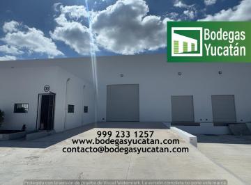Bodega comercial , Mérida · Nueva Bodega 977 m² en Renta con Andenes y Oficinas Sanitarios
