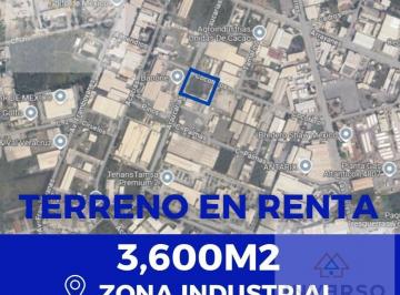 Terreno / Lote · 2400m² · Terreno en Renta de 2,400 m² en Zona Industrial