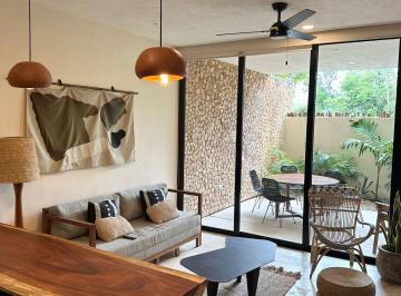 Departamento de 2 habitaciones, Tulum · Departamento Aldea Zama 2 Recamaras con Alberca Privada Planta Baja y Bodegas
