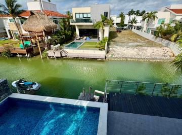 Casa de 4 habitaciones, Benito Juárez · Renta Casa en Isla Dorada con Muelle