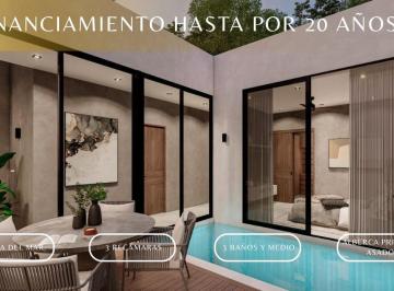 Villa · 155m² · 3 Recámaras · 2 Estacionamientos · Villa en Tulum Country Club 3 Habitaciones Campo de Golf Alberca Privada Alta Plusvalia