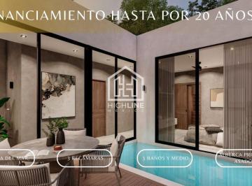 Villa · 155m² · 3 Recámaras · 2 Estacionamientos · Villa en Tulum Country Club 3 Habitaciones Campo de Golf Alberca Privada Alta Plusvalia