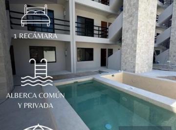 Departamento · 51m² · 1 Recámara · 1 Estacionamiento · Departamento en Tulum de 1 Habitación Entrega Inmediata con Financiamiento Directo