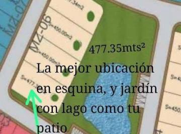 Terreno / Lote · 477m² · Venta de Lote Residencial en Esquina con Jardin con Lago