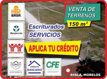 Terreno / Lote , Yautepec · Terrenos Para Credito Cfe