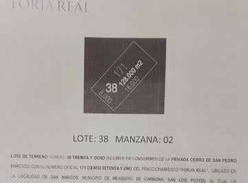 Terreno / Lote · 128m² · Terreno en Venta Forja Real