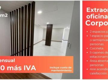 Oficina · 137m² · 5 Estacionamientos · Oficina en Renta en Torre Azenzo 14 Cajones de Estacionamiento
