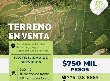 Terreno / Lote · 300m² · Venta de Terr. en Ampl. El Paraiso