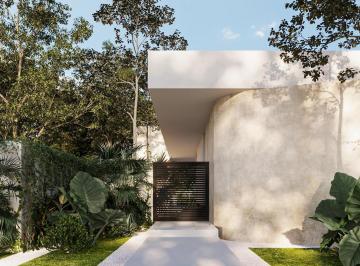 Casa · 404m² · 3 Recámaras · 4 Estacionamientos · Casa de Una Planta en Venta en Mérida Residencial Dzidzil - Ha