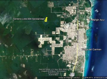 Terreno / Lote , Solidaridad · Lote en Venta con 5.2 Hectáreas en Playa del Carmen