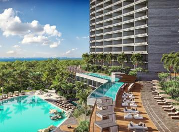 Departamento · 70m² · 1 Recámara · 1 Estacionamiento · Departamento en Venta con Laguna Artificial en Cancún