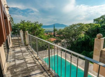 Casa en condominio de 3 habitaciones, Chapala · Ajijic, Amueblada, Nueva con Alberca, Espectacular Vista Lago. Seguridad 24 Hrs.