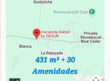 Terreno / Lote , Mérida · Terreno en Privada en Kikteil | 431 m² | Seguridad 24/7 + Amenidades