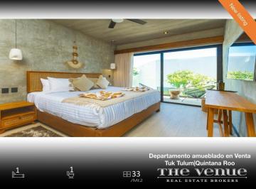 Departamento de 1 habitación, Tulum · El Depa de Tu Lista de Deseos Está en Tuk Tulum|venta|1recámara