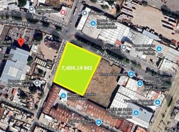 Terreno comercial · 7404m² · Terreno Comercial en Esquina Blvd Campestre y Juan de La Barrera