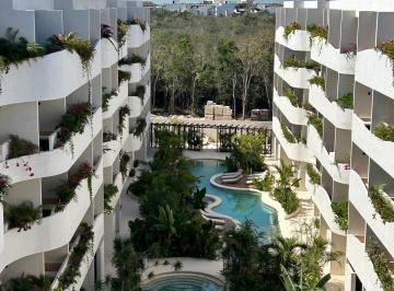 River Pool · Departamento en Venta 1 Recámara Swim - Up con Plunge Pool en Tulum