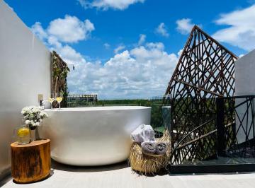 Jacuzzi Privado · Departamento en Venta 1 Recámara Rooftop Privado. Tulum, a 5 Minutos de La Playa