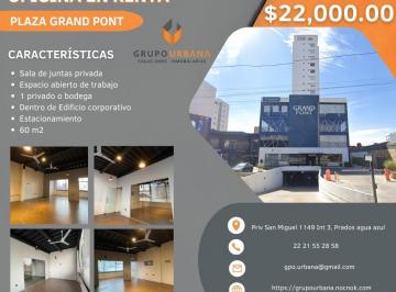 Oficina de 1 habitación, Puebla · Oficina en Renta en Puebla, La Noria, Plaza Grand Pont