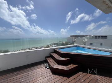 Departamento · 224m² · 3 Recámaras · 2 Estacionamientos · Departamento en Venta en Cancún, Amara Penthouse 3 Recámaras Frente Al Mar, Puerto Juárez