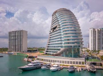 Departamento · 377m² · 4 Recámaras · 2 Estacionamientos · Departamento en Venta en Cancún, Shark Tower 4 Recámaras Puerto Cancún