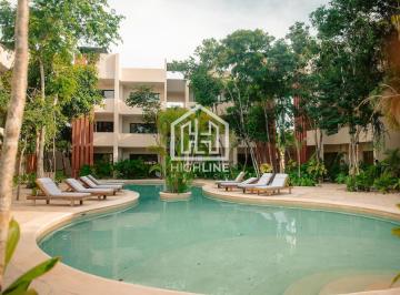 Departamento · 68m² · 1 Recámara · 1 Estacionamiento · Departamento en Venta en Tulum 1 Habitacion, Alberca Yoga a 10 Minutos del Mar