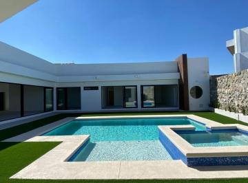Casa de 3 habitaciones, Juárez · Se Vende Casa Nueva con Alberca de 1 Piso en Quintas del Solar