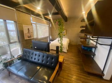 Departamento de 1 habitación, Cuauhtémoc · Depto Loft Rento Col Roma Amueblado con Balcon de Revista Super Lujo