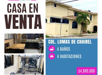 Casa · 5 Recámaras · 2 Estacionamientos · Casa - Fraccionamiento Lomas del Chairel