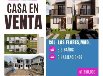 Casa · 3 Recámaras · Casa - Las Flores