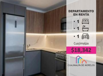 Departamento · 37m² · 1 Recámara · Renta Ri?a Bosques en Santa Fe, Renta Sin Aval