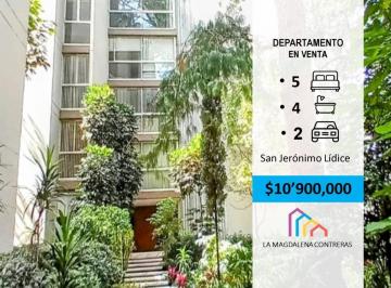 Departamento · 280m² · 5 Recámaras · 2 Estacionamientos · Venta de Pent - House en San Jerónimo Lídice