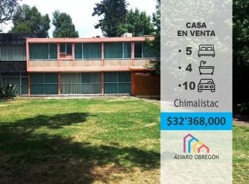 Casa · 536m² · 5 Recámaras · 10 Estacionamientos · Casa en Venta Chimalistac, Álvaro Obregón