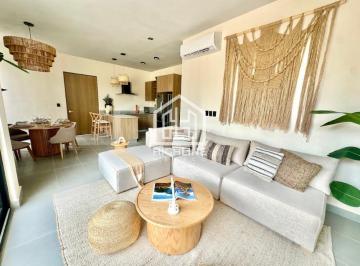 Departamento · 110m² · 3 Recámaras · 1 Estacionamiento · Departamento 3 Habitaciones y Roof Top en Venta Playa del Carmen con Piscina